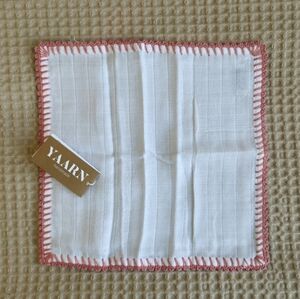 Yaarn Muslin With Hand Crochet Edging